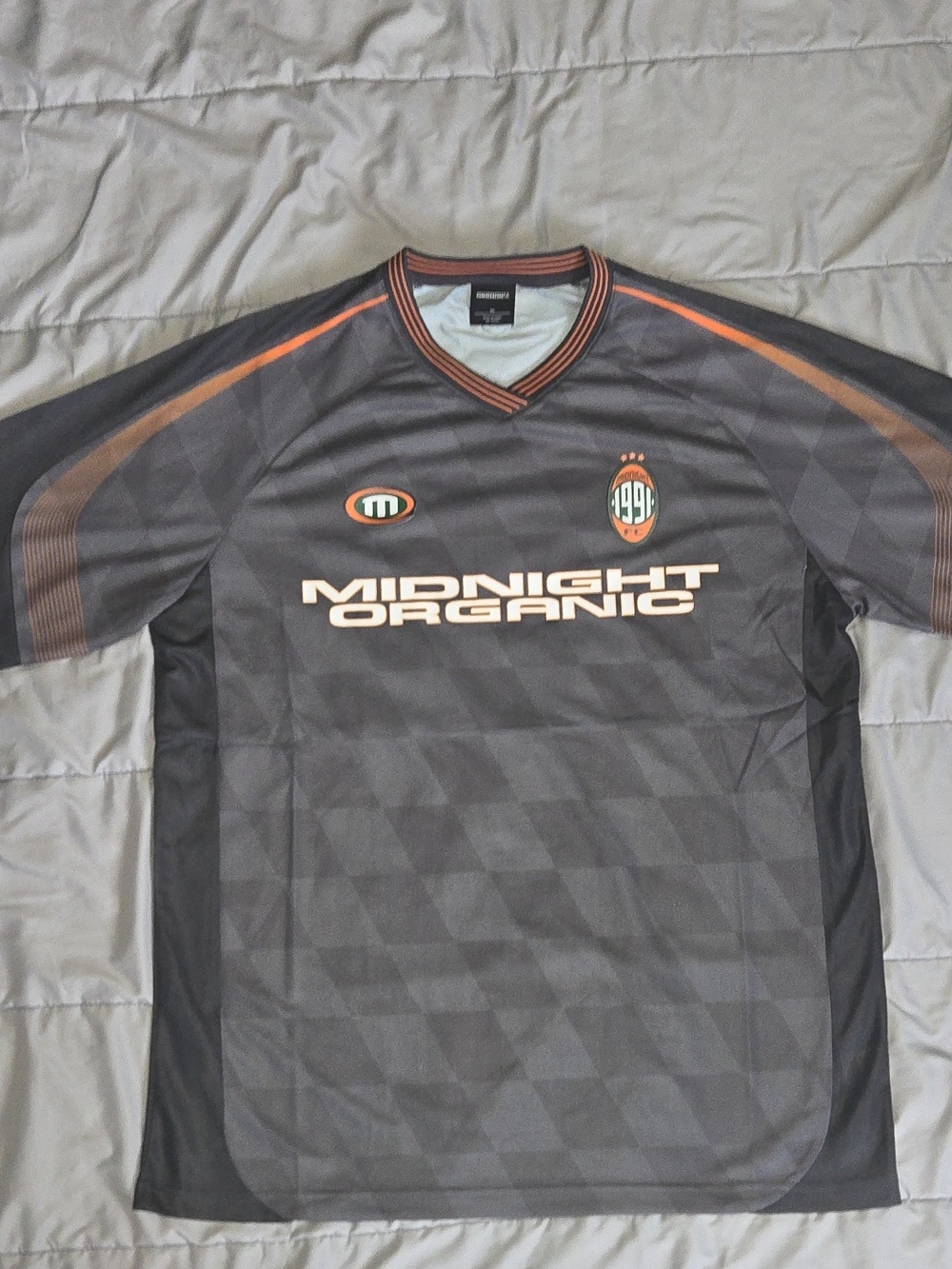 Midnight Organic x Larry June "YEEHEE" soccer jersey